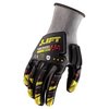 Lift Safety LIFT FIBERWIRE A5 IMPACT CRINKLE LATEX Glove GFT-19YXXL